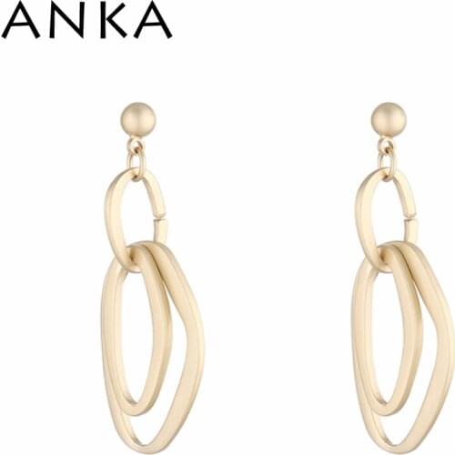 ANKA Big Brand Style Drop Earrings Fashion Women Gift #142262