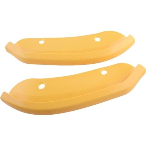 1 Pair Yellow Front Bumper Lip Spoiler Splitter Protector Fit for Dodge Challenger SRT Scat Pack 2020 2019 2018 2017 2016 2015