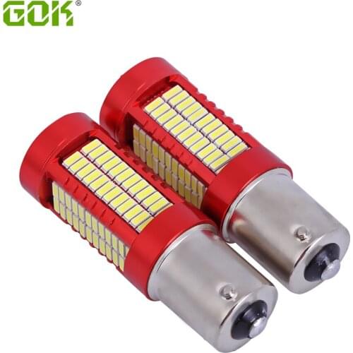 2pcs/lot super brightness 1156 1157 led 30W 1156 106smd 4014 led p21w led, ba15s BAY15D led Reverse light Tail Light Bulb