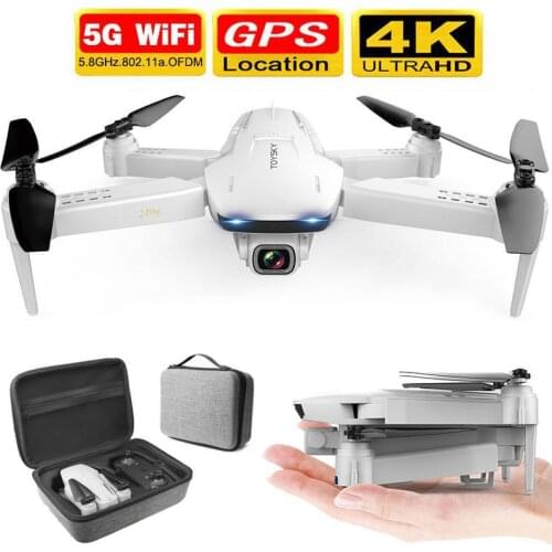 2020 New S162 Drone Gps 4k Hd 1080p 5g Wifi Fpv Quadcopter Fly 20 Minutes Rc Distance 500m One Click Return Drone Outdoor Toy