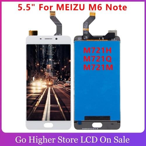 5.5" For MEIZU M6 Note Lcd Display Touch Screen Panel Assembly M721H M721Q M721M Repair Part