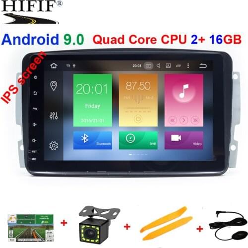 8inch Android9.0 GPS Car Radio for Mercedes Benz CLK W209 W203 W208 W463 Vaneo Viano Vito