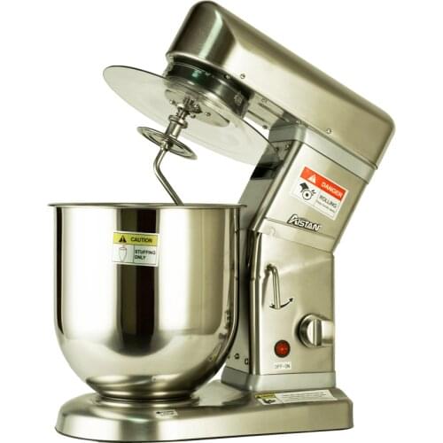 AST-B10S Aistan Food Stand Mixer Dough Blender Electric Cake Mixer with Bowl Beater Hook Whisk