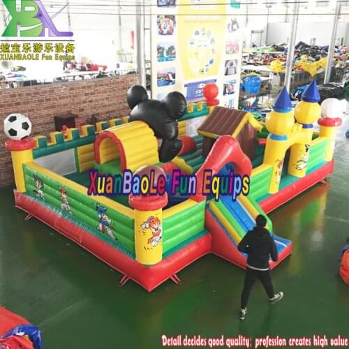 Good Quality Park Equipment Children Inflatable Toy Interesting Inflatable Fun City
