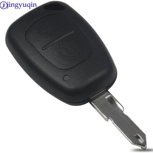 Jingyuqin 5pieces/lot 2 Button Remote Car Key Cover Stying FOB Shell Case For Opel Vivaro Movano For Renault Traffic Kangoo