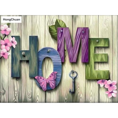 Letter Picture Mural Fast Delivery 5D DIY Square/Round Diamond EmbroideryMosaic DiamondPainting Home DecorationCross Stitch Gift
