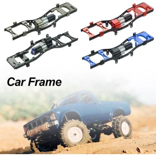 RC Body Chassis Frame Kit Metal Car Wheelbase Parts Fits For WPL C14 C24 MN99s Car Truck Four-wheel Off-road Rc Car Accessories