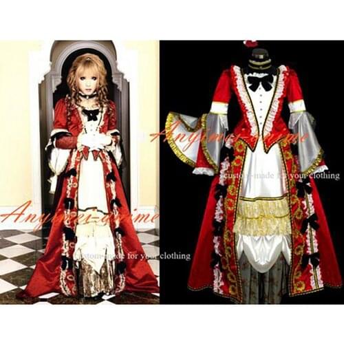 Gothic Versailles-hizaki Costume Japan Visual Rock Outfit Cosplay Costume Custom-made[CK1272]