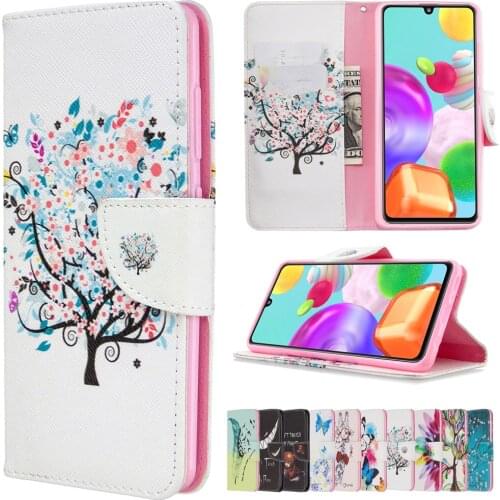 Carton Flip Leather Wallet Case For Samsung Galaxy A72 A71 A70 A52 A51 A50 A42 A41 A40 A32 A31 A30 A21 A20S A12 A11 A10 A02 A01