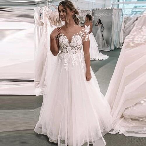Maxianever Beach Wedding Dresses