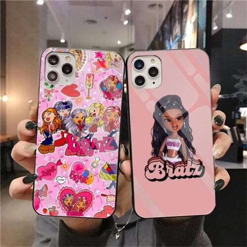 Lovely Doll Bratz Phone Case Tempered Glass For iPhone 11 Pro XR XS MAX 8 X 7 6S 6 Plus SE 2020 case