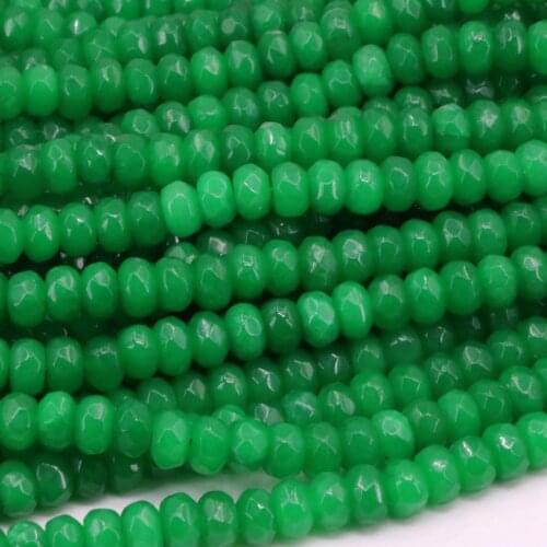 Fashion 15colors Natural 5x8mm Faceted Stone chalcedony jades Abacus Rondelle Loose Finding Beads Diy Jewelry Making 15inch B149