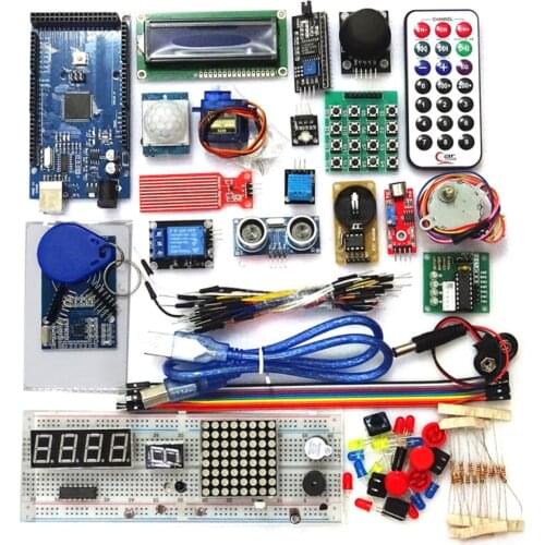 2560 r3 starter kit motor servo RFID Ultrasonic Ranging relay LCD for arduino