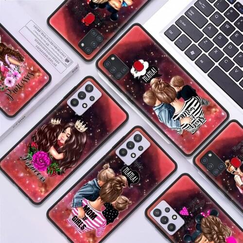 Super Mom Woman Baby Luxury Soft Cover for Samsung Galaxy Note 20 Ultra 10 Lite 9 8 Plus 5G Smartphone Accessories Funda Case
