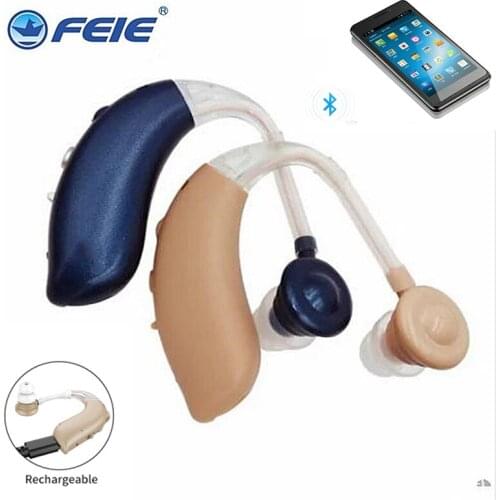 S-25A Bluetooth Rechargeable hearing aid Medical Ear Apparatus Volume Control Adjustable Tone Deaf Equipment Free Shipping