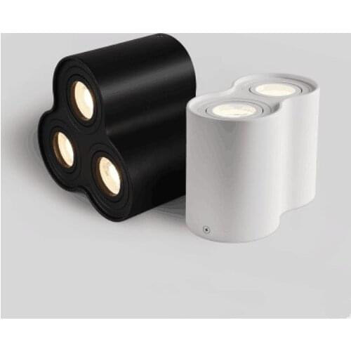 Dimmable Rotating 360° LED Downlights 10W 30W COB LED Ceiling Spot Lights GU10 Light Source LED Background Lamps Indoor Lighting