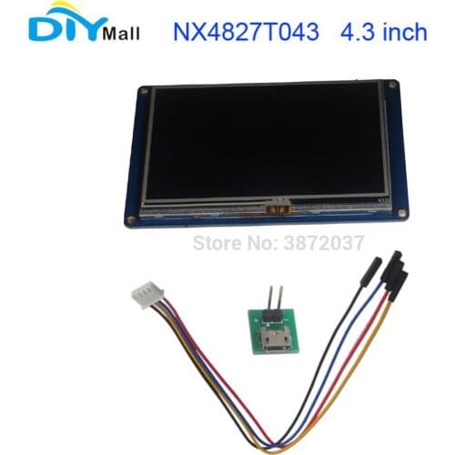 Nextion 4.3" TFT 480x272 NX4827T043 HMI Resistive Touch Screen UART Smart Display Module for Arduino Raspberry Pi ESP8266