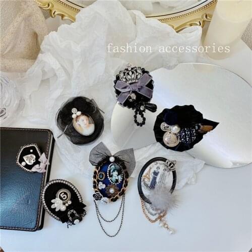 Women Girl Brooch Pins Badge Series Big Metal Plaid Tassel Star Chain Bee Wholesale Coat Korean Handmade Fashion Accessories-SWF