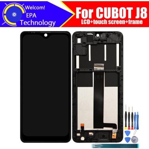 CUBOT J8 LCD Display+Touch Screen Digitizer+Frame Assembly 100% Original LCD+Touch Digitizer for CUBOT J8+Tools