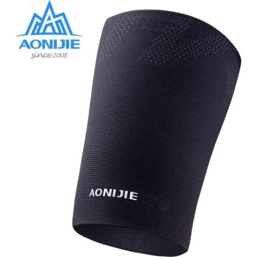 AONIJIE 1Pcs Thigh Sleeve Leg Protective Brace Compression Support Wrap Sports Protection For Outdoor Trail Running Gym E4403
