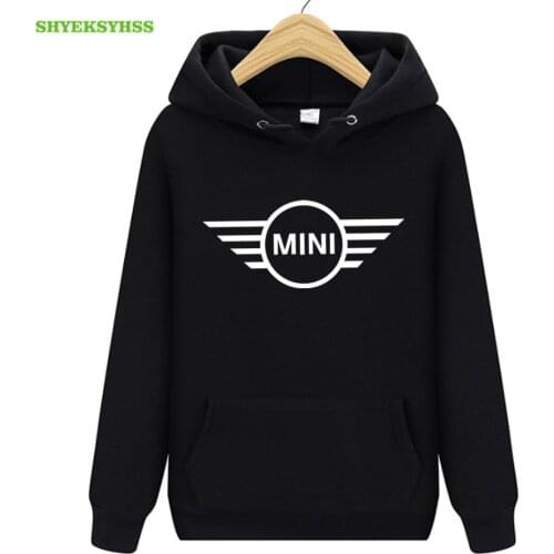 2020 MINI COOPER S Hoodies Mens High Quality Car Print Hoodie Mens Women Mini Car Logo Style Clothing Brand Car Sweatshirt