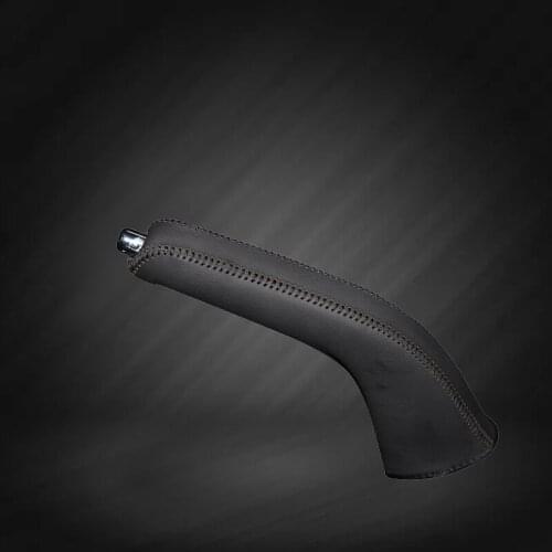 Car Hand Brake Covers Top Layer Leather Case for Mitsubishi ASX Lancer Outlander Handbrake Grips Genuine Cover Auto Handbrake