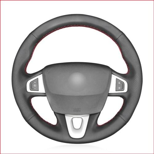 Artificial Leather Steering Wheel Cover for Renault Megane 3 (Coupe) RS 2010 2011 2012 2013 2014 2015 2016