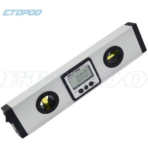 225mm red Laser Digital protractor Level Laser Spirit laser level 360 degree inclinometer digital spirit level angle meter