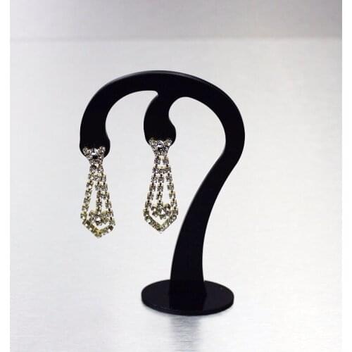 Jewelry Display Organizer Holder Rack Stand Earring Show Case Acrylic Jewellery Stand Prop Holders Packaging for Earing