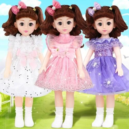 Lovely baby doll toys 43cm full vinyl bebe reborn girl princess doll can blink eyes sing children gift toys