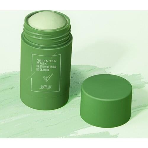 Clean Face Mask Beauty Skin Green Tea Clean Face Mask Stick Cleans Pores Dirt Moisturizing Hydrating Whitening Care Face Tools