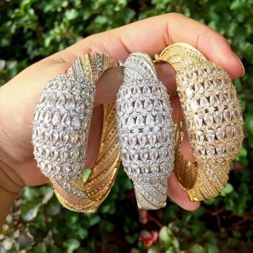 ModemAngel Fashion New Geometric Shape Gold Jewelry Bracelets & Bangles Rings Set For Women Wedding