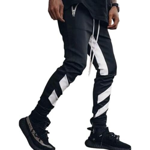 2021 Mens Joggers Casual Pants Fitness Men Sportswear Tracksuit Bottoms Skinny Sweatpants Trousers Black Gyms Jogger Track Pants