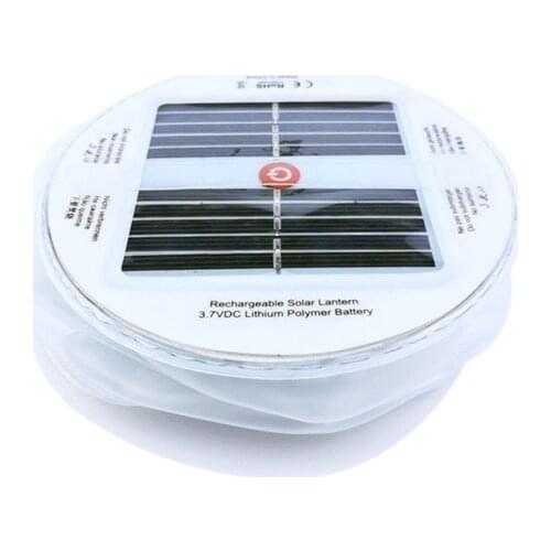 Inflatable Solar Light, Rechargeable Light Matte Finish Bundle with a Lumintrail Keychain Light