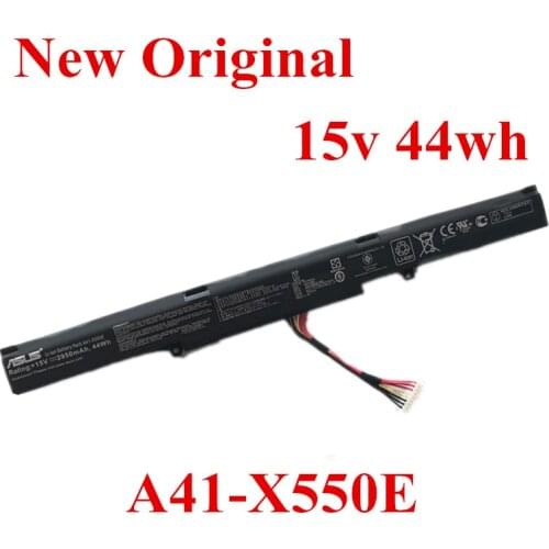 New Original Laptop replacement Li-ion Battery for ASUS X450E A450V K550D X751L A41-X550E 15v 44Wh