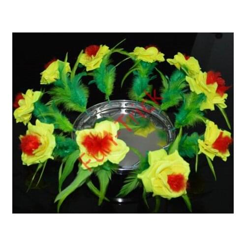 New Air disc flowers (brazier out flower) safflower B-- Magic Trick , Stage Magic