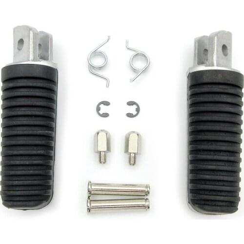 Motorcycle Footrests Foot Pegs Front For Yamaha R6 BT1100 FJR1300 03-13 FZ6-N FA6N FZ6S MT03 TDM850 TDM900 XJ6F XJ6N XJ6S XJ600