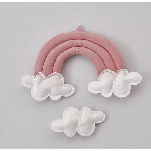 Baby Bed Around Bumper Bar Crib Cot Room Clouds Accessories For Infant Baby Bedding Set Toys Kids Crib Pendant