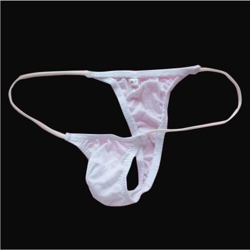Influx of Japanese men smoke theres a small pocket mini briefs thong sexy underwear comfortable cotton fine cotton Mens thong