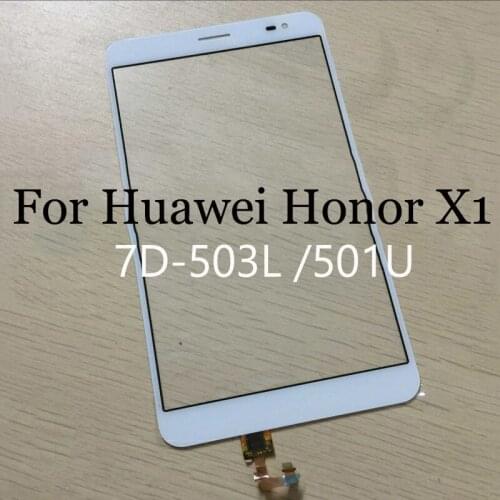 For Huawei honor X1 Touch Screen Digitizer Sensor Replacement For honor x 1 7D-503L /501U touch panel with flex cable Repair