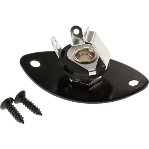 Standard Recessed Oval Plate w/ Jack for Jackson Electric Guitars