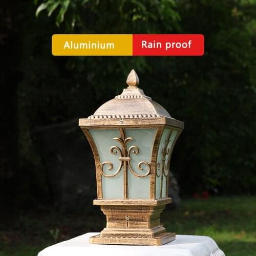 Pillar light gate light for outdoor lighting IP54 Waterproof post light Die-cast Aluminium lamp