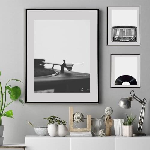 Decorazione Astratta Chitarra Accordi Musica Tela Pittura Poster E Stampe Immagini In Bianco E Nero Decorazioni Per La Casa