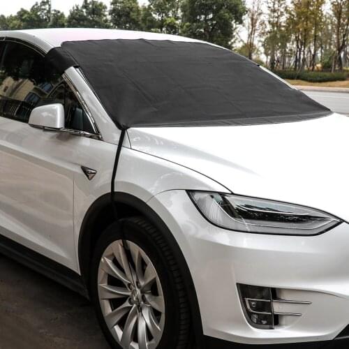 SUV Truck Rear Windshield Snow Cover Sunshade 600D Oxford Unique Van Universal Car Auto Parts Portable Car Ornaments