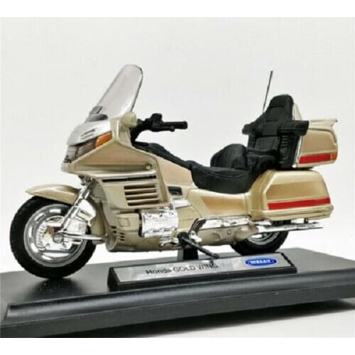Welly 1:18 HONDA Gold Wing Motorcycle Bike Model Toy New In Box
