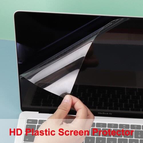 Screen Film Protector for MacBook Air Pro 13 16 inch 2020 A2179 A2289 A2141 Plastic HD Screen Sticker Air Pro Retina 11 12 13 15