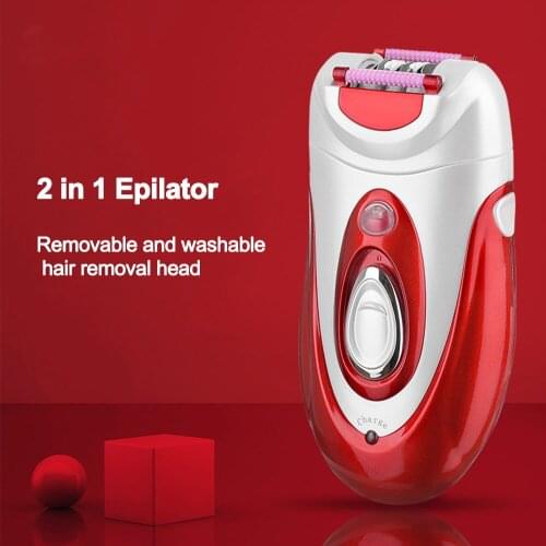 Women Electric Epilator Hair Remover Shaver Trimmer Leg Body Facial Arm Bikini Back Neck Hair Depilator Painless Rechargeable
