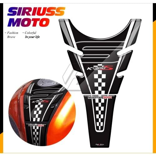3D Resin Motorcycle Tank Pad Protector Case for BMW K1300S K1300 S 2009-2015