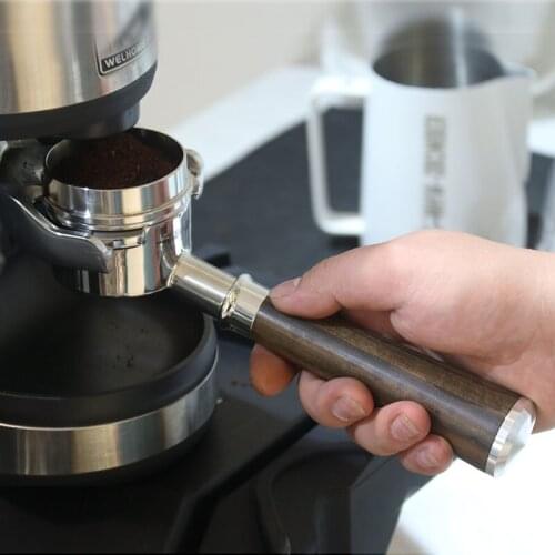 54mm Coffee Bottomless Portafilter for Breville, Stainless Steel Reusable Coffee Replacement Filter Basket