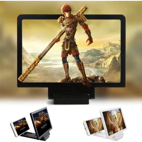 Free shipping 3X Zoom Foldable Mobile Phone Screen Magnifier Amplifier Enlarger Stand Holder